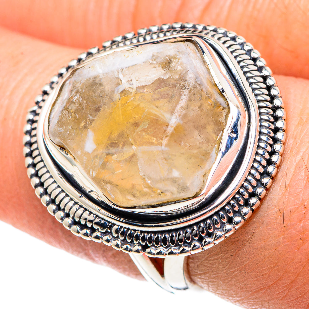 Citrine Rings handcrafted by Anasilvercos - RING93612