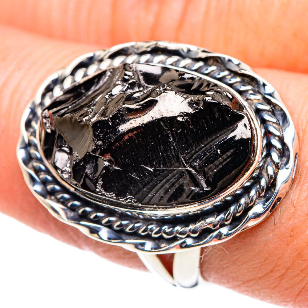 Shungite Rings handcrafted by Anasilvercos - RING93625