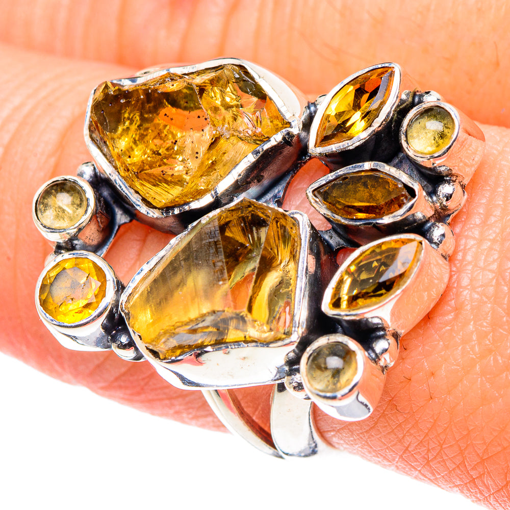 Citrine Rings handcrafted by Anasilvercos - RING93640