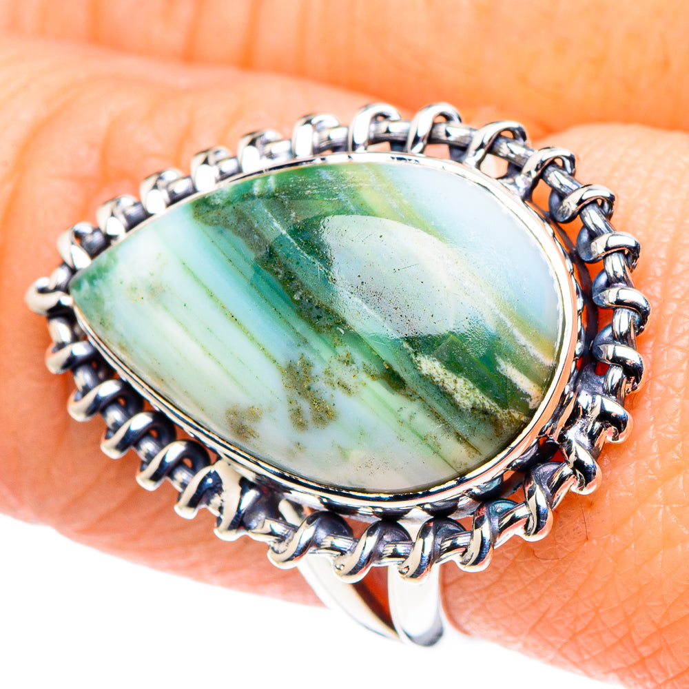 Ocean Jasper Rings handcrafted by Anasilvercos - RING93664