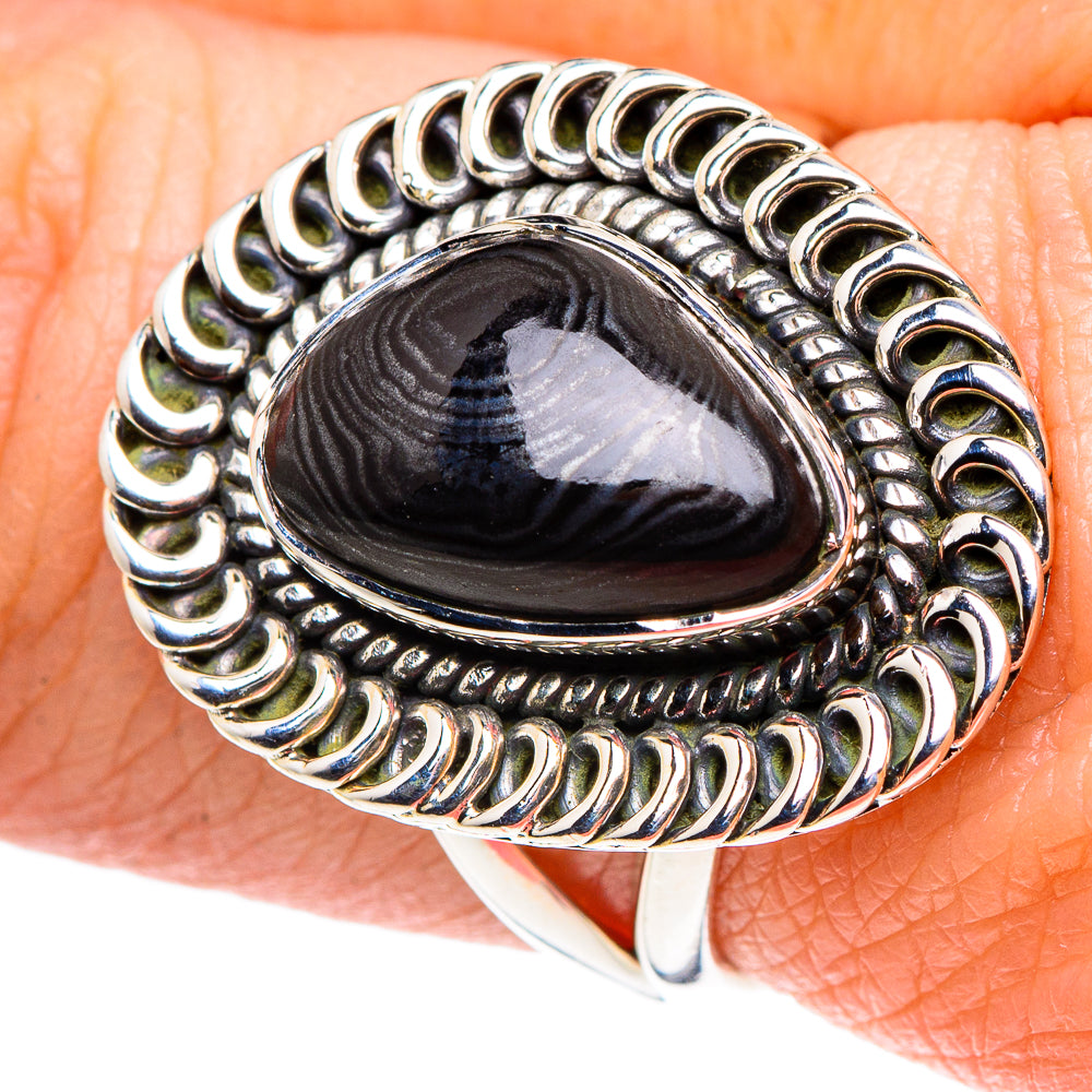 Psilomelane Rings handcrafted by Anasilvercos - RING93680