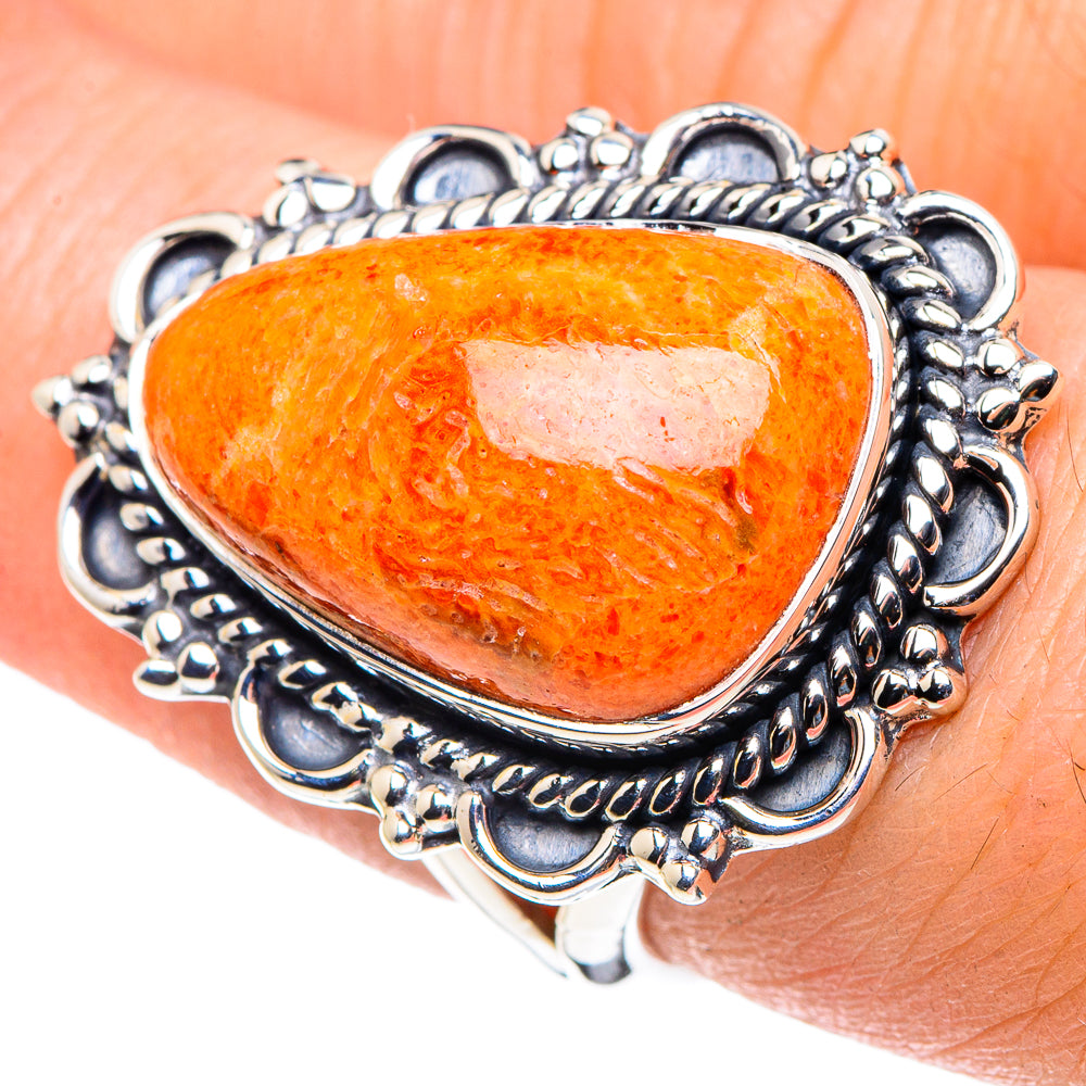 Sponge Coral Rings handcrafted by Anasilvercos - RING93697