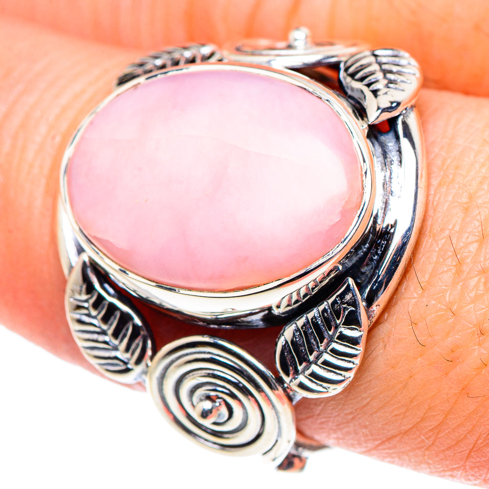Pink Opal Rings handcrafted by Anasilvercos - RING93699