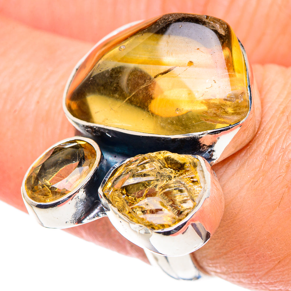 Citrine Rings handcrafted by Anasilvercos - RING93725