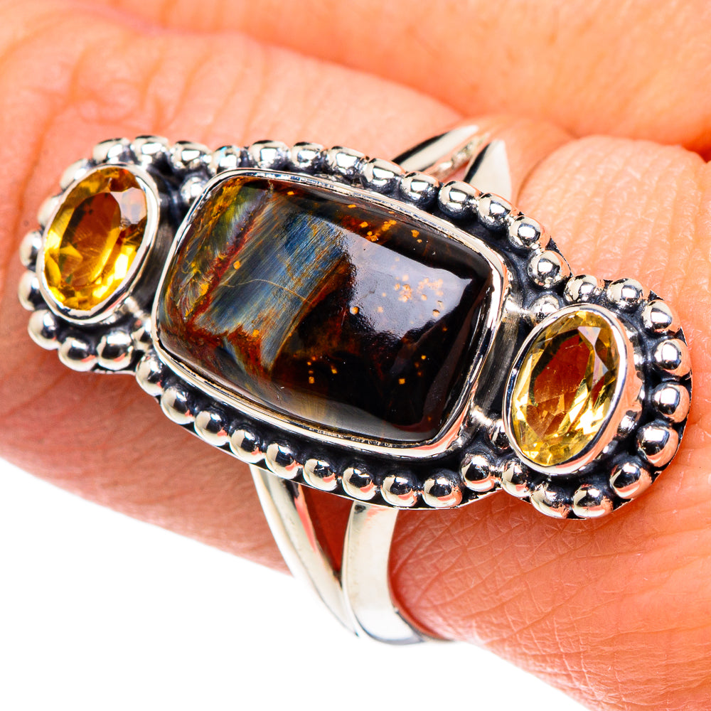 Pietersite Rings handcrafted by Anasilvercos - RING93733