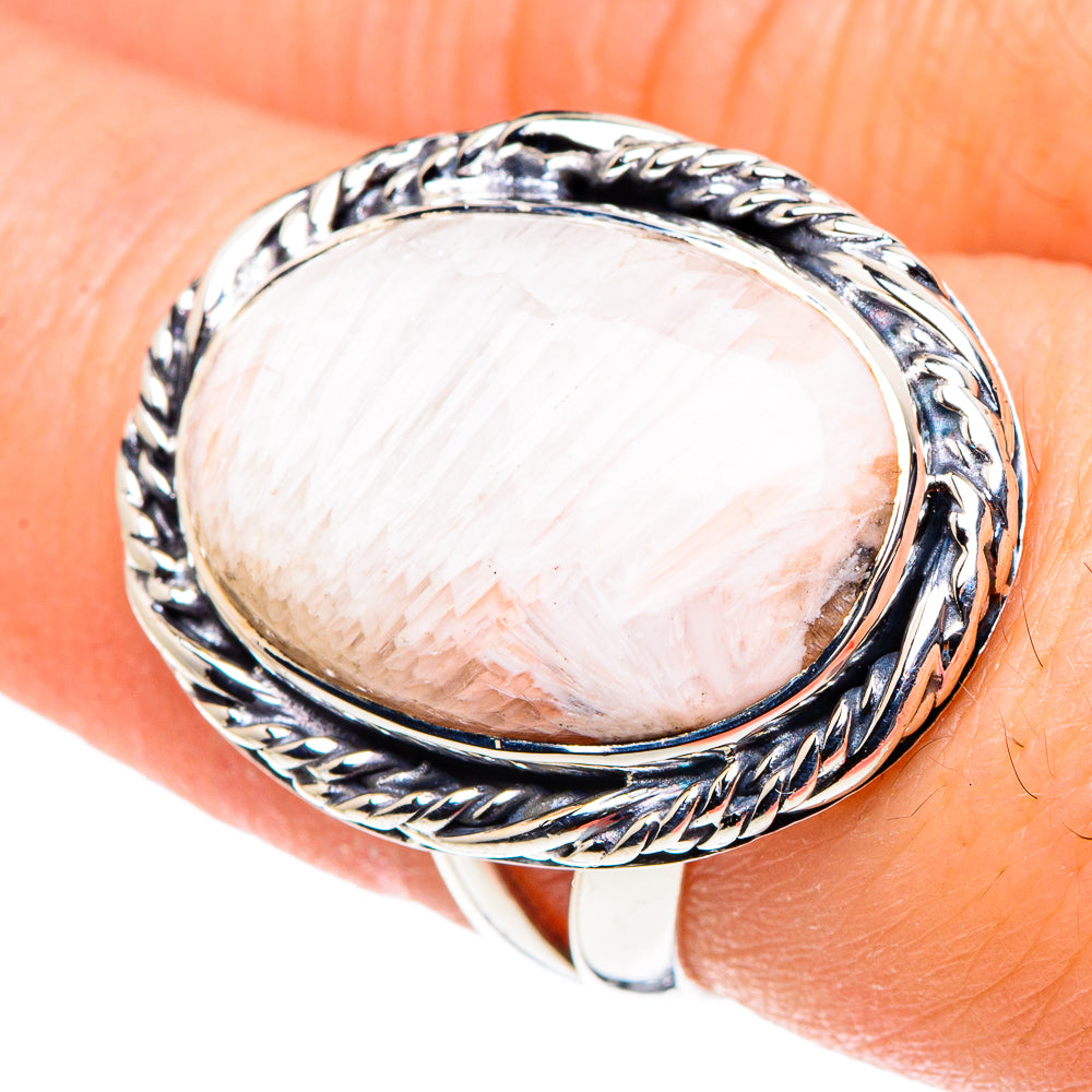 Scolecite Rings handcrafted by Anasilvercos - RING93749