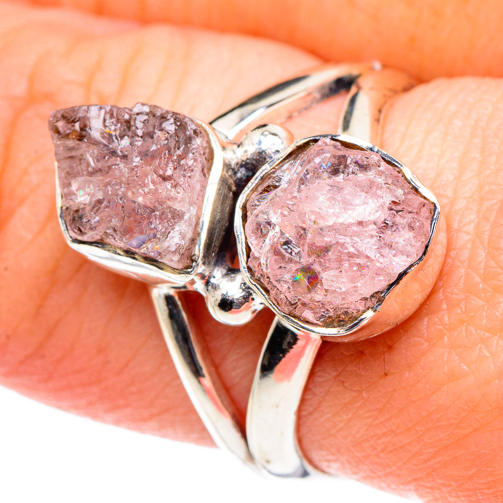 Rose Quartz Rings handcrafted by Anasilvercos - RING93750