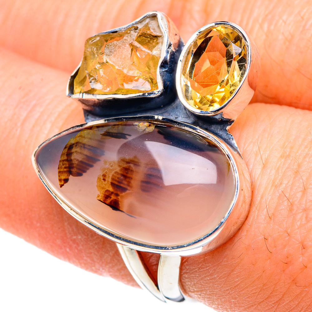 Montana Agate Rings handcrafted by Anasilvercos - RING93754