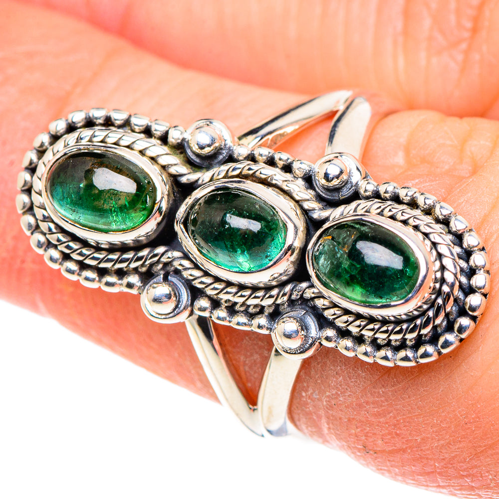 Green Aventurine Rings handcrafted by Anasilvercos - RING93767