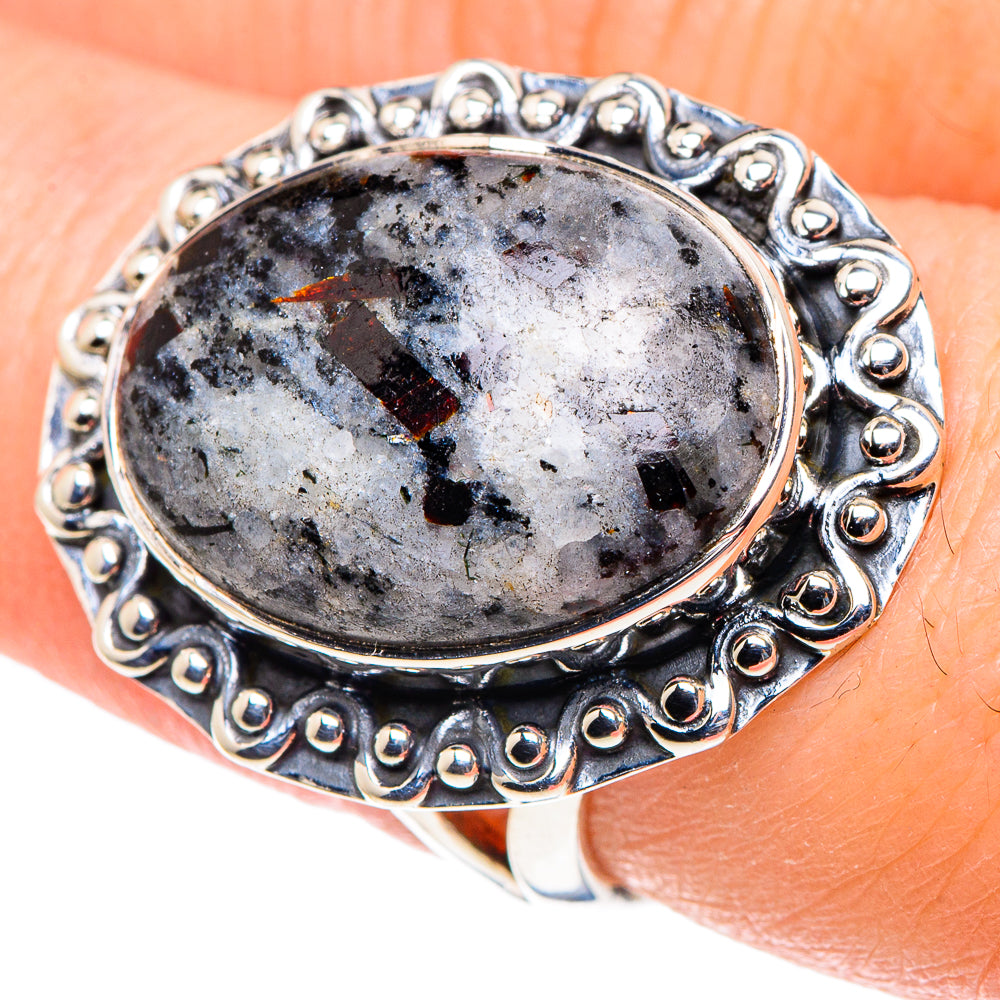 Astrophyllite Rings handcrafted by Anasilvercos - RING93768