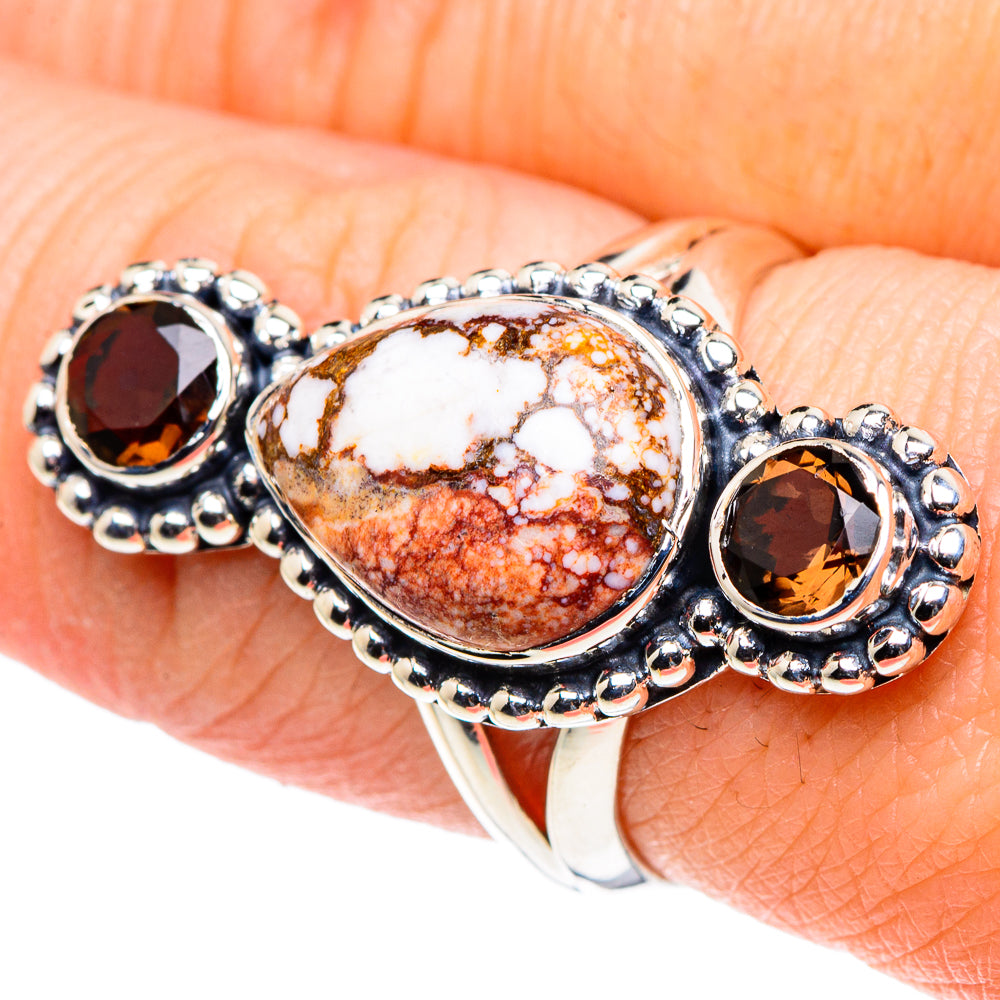 Wild Horse Jasper Rings handcrafted by Anasilvercos - RING93769
