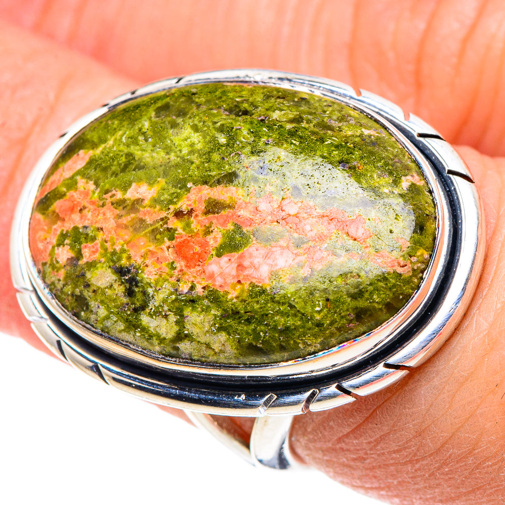 Unakite Rings handcrafted by Anasilvercos - RING93841