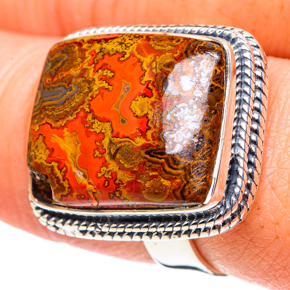 Mahogany Obsidian Rings handcrafted by Anasilvercos - RING93882