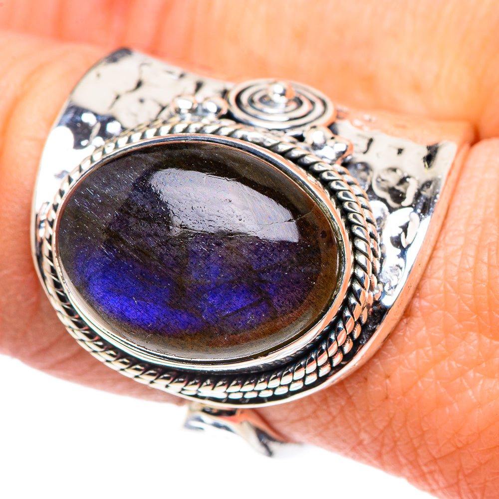 Labradorite Rings handcrafted by Anasilvercos - RING93903