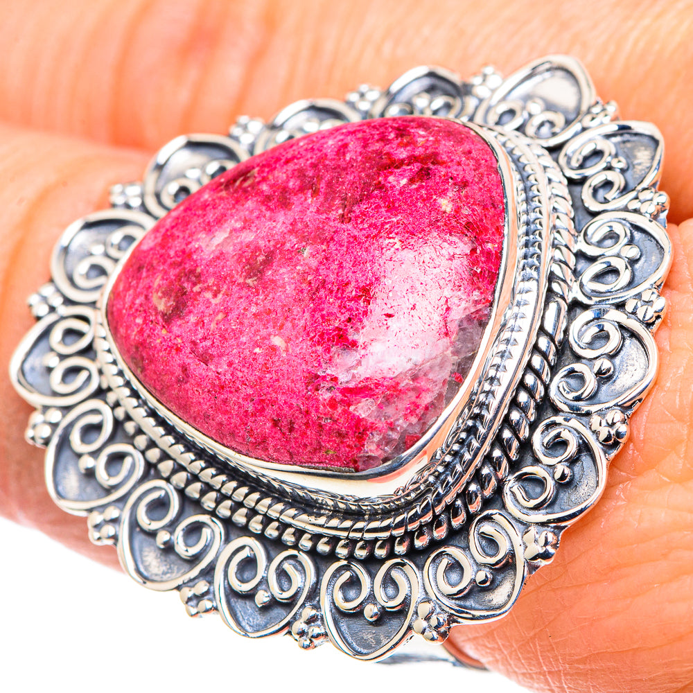 Thulite Rings handcrafted by Anasilvercos - RING93927