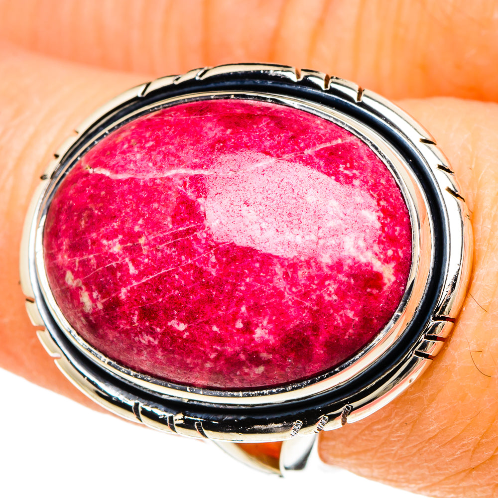 Thulite Rings handcrafted by Anasilvercos - RING93944