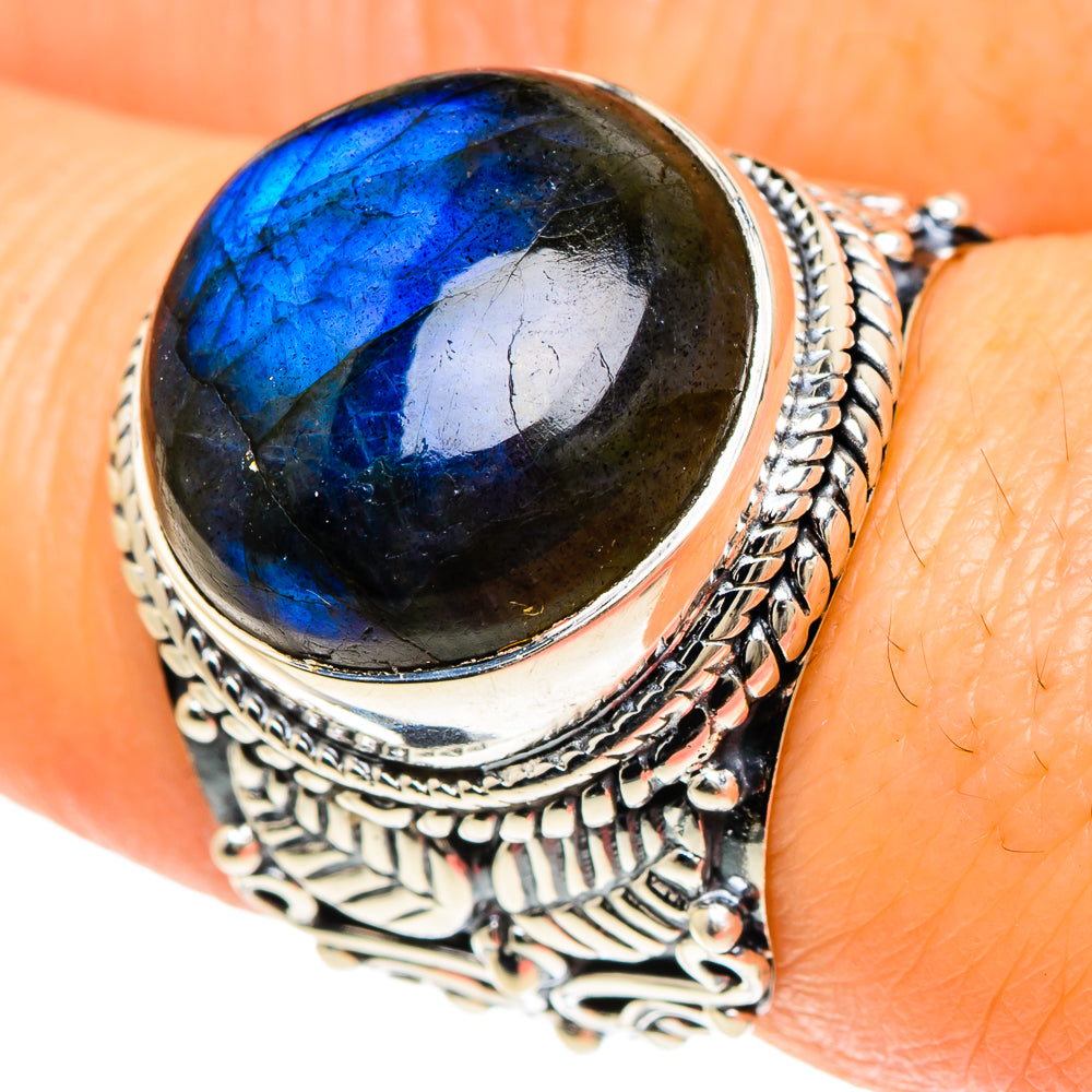 Labradorite Rings handcrafted by Anasilvercos - RING93959