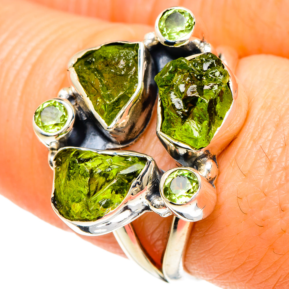 Peridot Rings handcrafted by Anasilvercos - RING93963