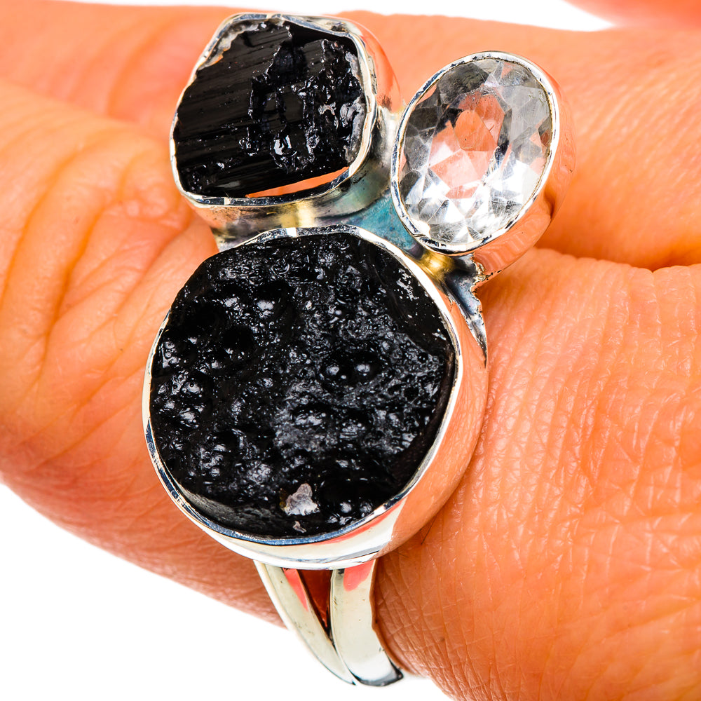 Tektite Rings handcrafted by Anasilvercos - RING93976