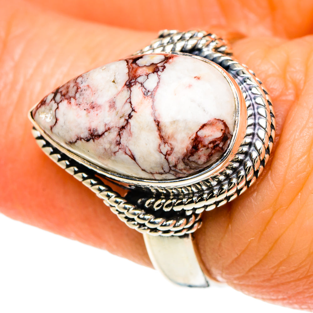 Wild Horse Jasper Rings handcrafted by Anasilvercos - RING93989