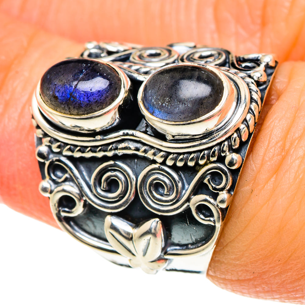 Labradorite Rings handcrafted by Anasilvercos - RING94021