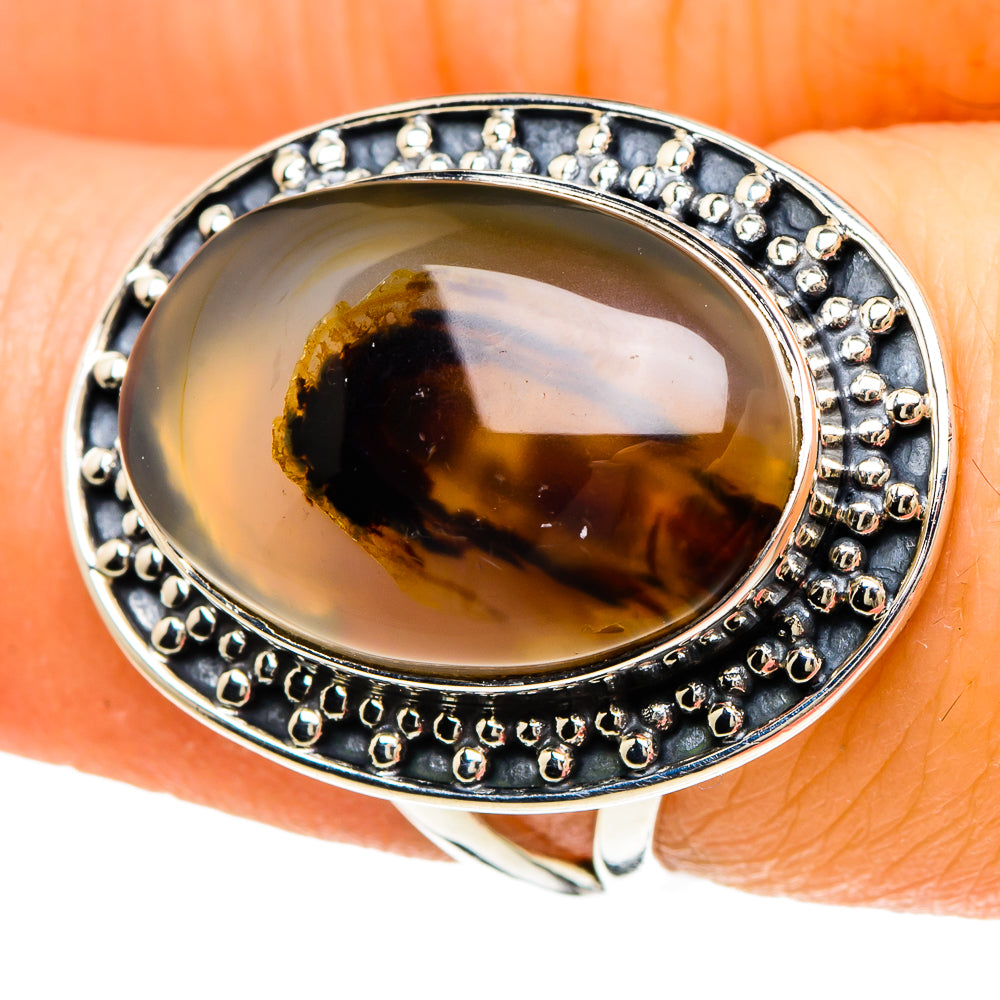 Montana Agate Rings handcrafted by Anasilvercos - RING94030