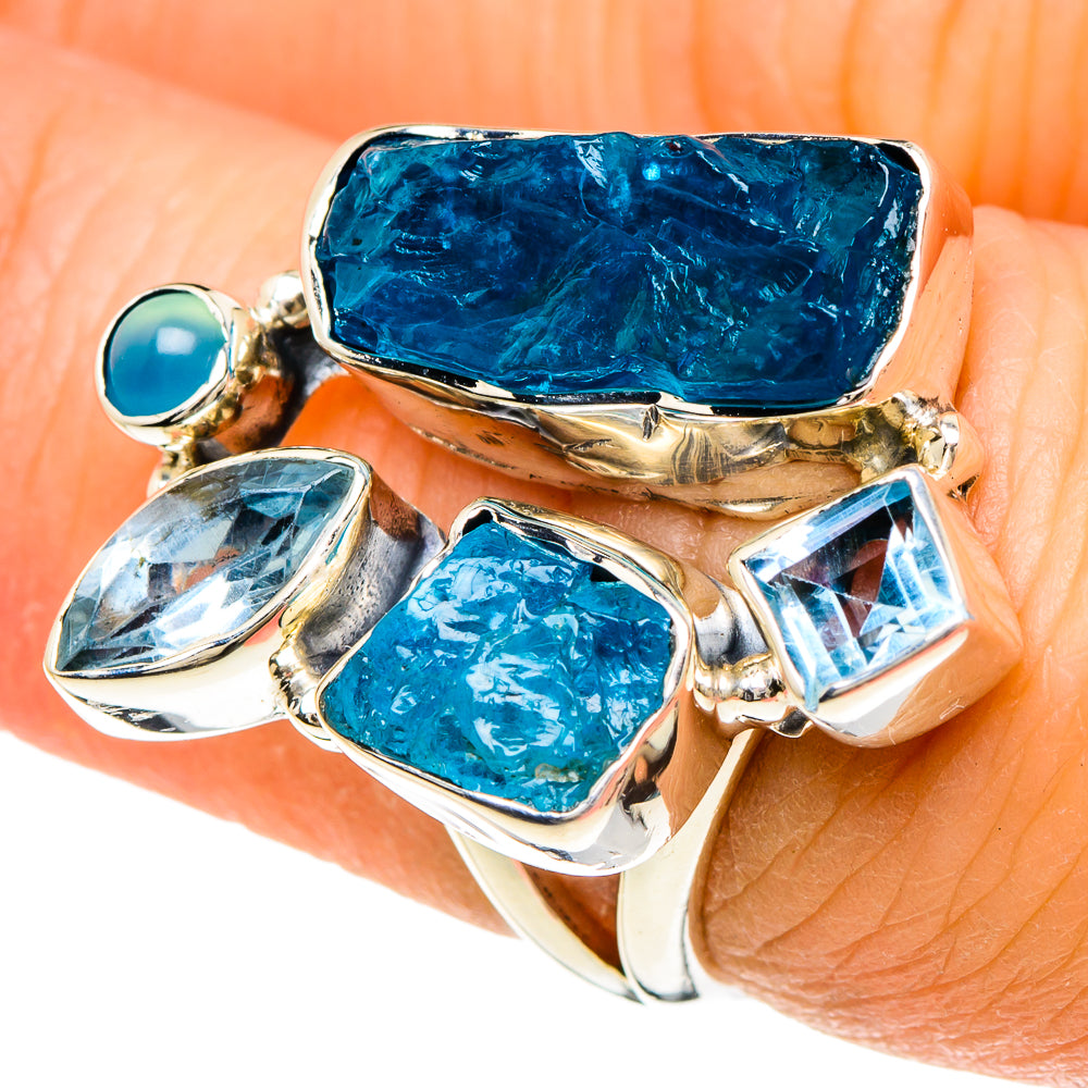 Apatite Rings handcrafted by Anasilvercos - RING94057