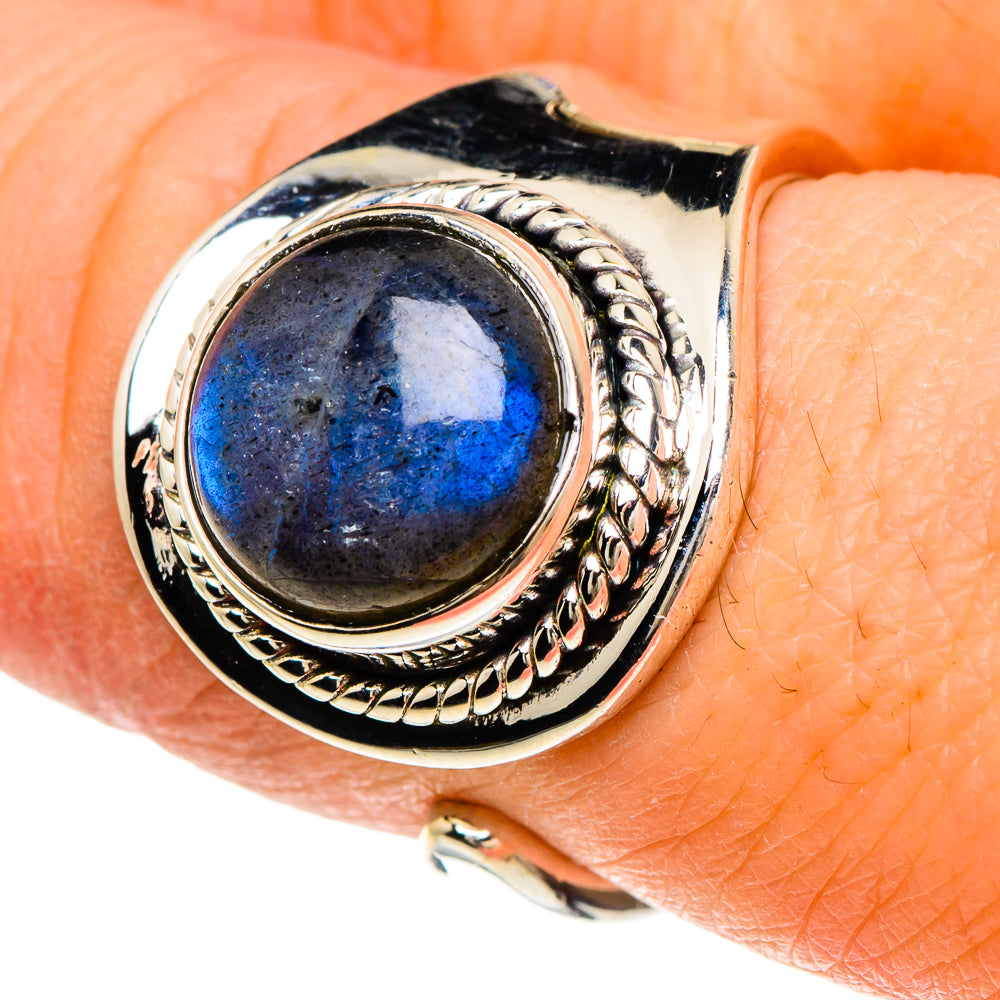 Labradorite Rings handcrafted by Anasilvercos - RING94060