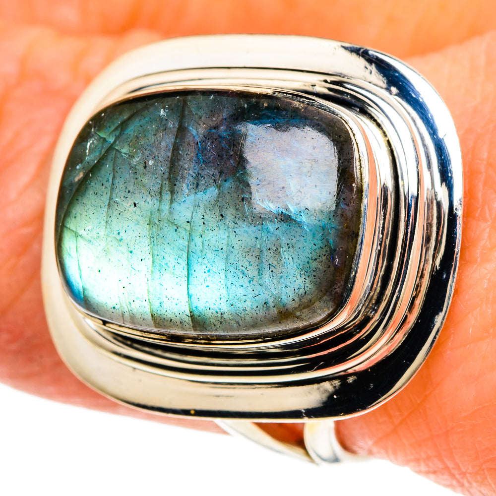 Labradorite Rings handcrafted by Anasilvercos - RING94077
