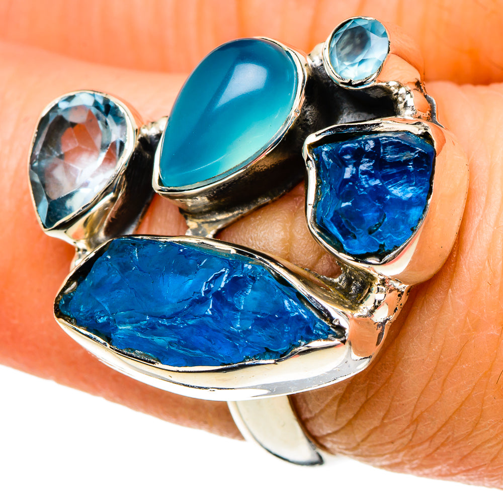 Apatite Rings handcrafted by Anasilvercos - RING94083