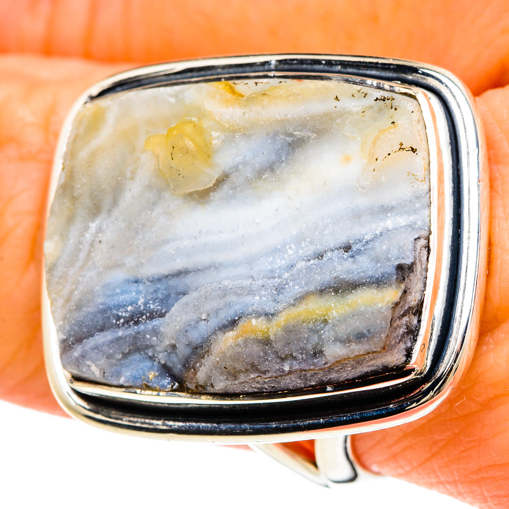 Desert Druzy Rings handcrafted by Anasilvercos - RING94103