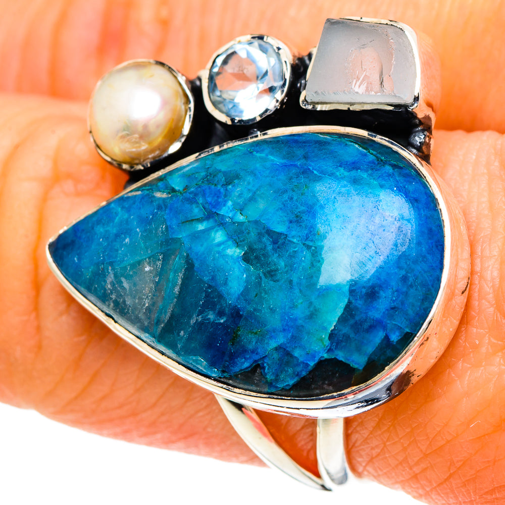 Apatite Rings handcrafted by Anasilvercos - RING94108