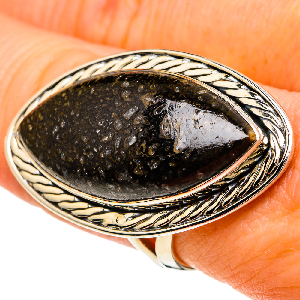 Dinosaur Bone Rings handcrafted by Anasilvercos - RING94128