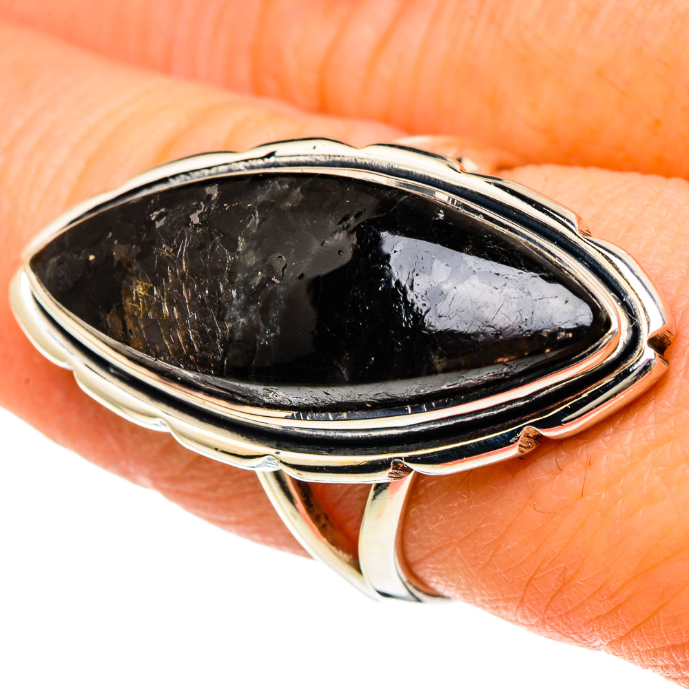 Black Onyx Rings handcrafted by Anasilvercos - RING94143