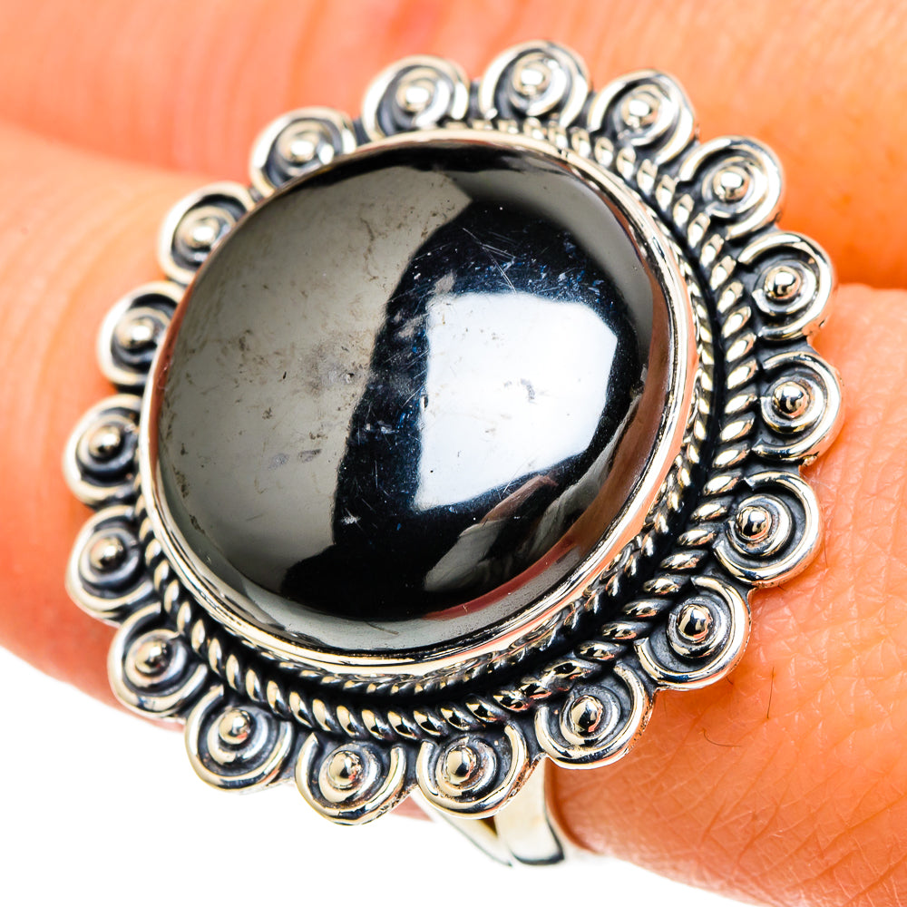 Hematite Rings handcrafted by Anasilvercos - RING94151