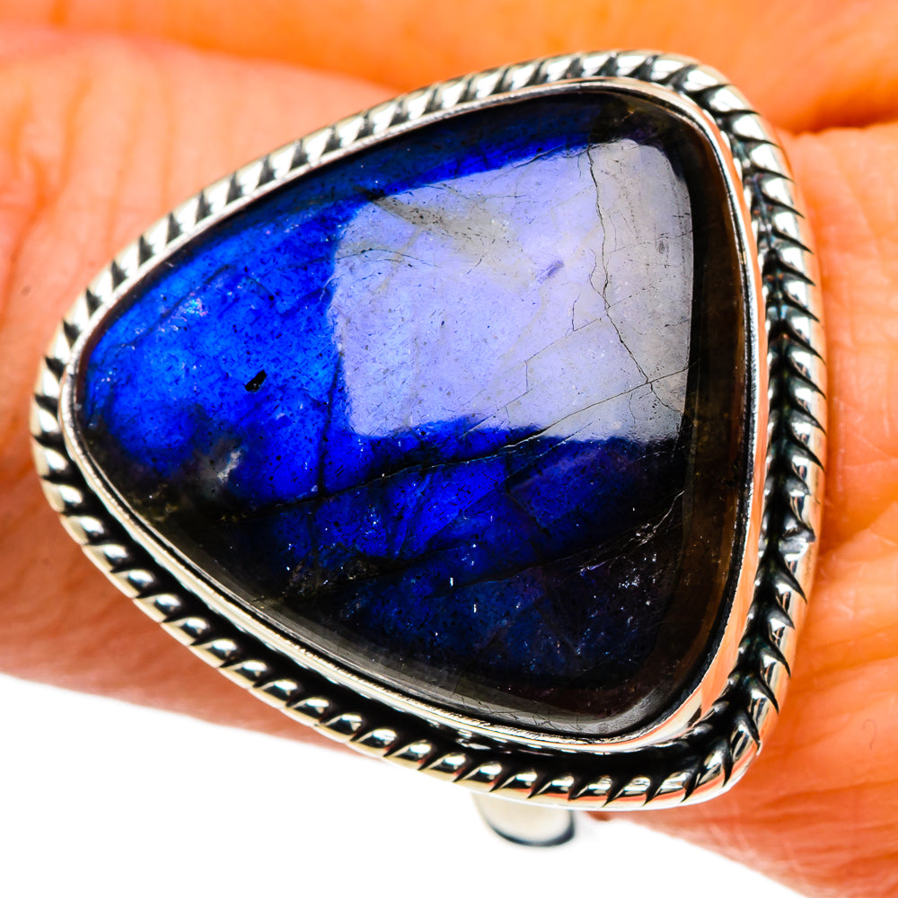 Labradorite Rings handcrafted by Anasilvercos - RING94193