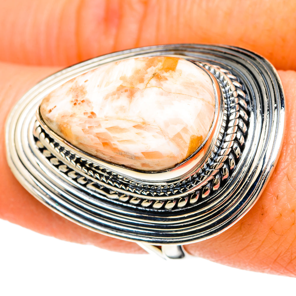 Scolecite Rings handcrafted by Anasilvercos - RING94210