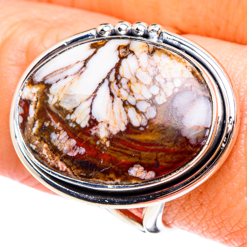 Wild Horse Jasper Rings handcrafted by Anasilvercos - RING94258