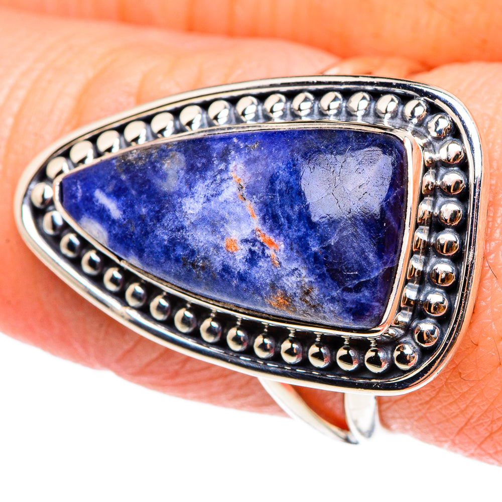 Sodalite Rings handcrafted by Anasilvercos - RING94279