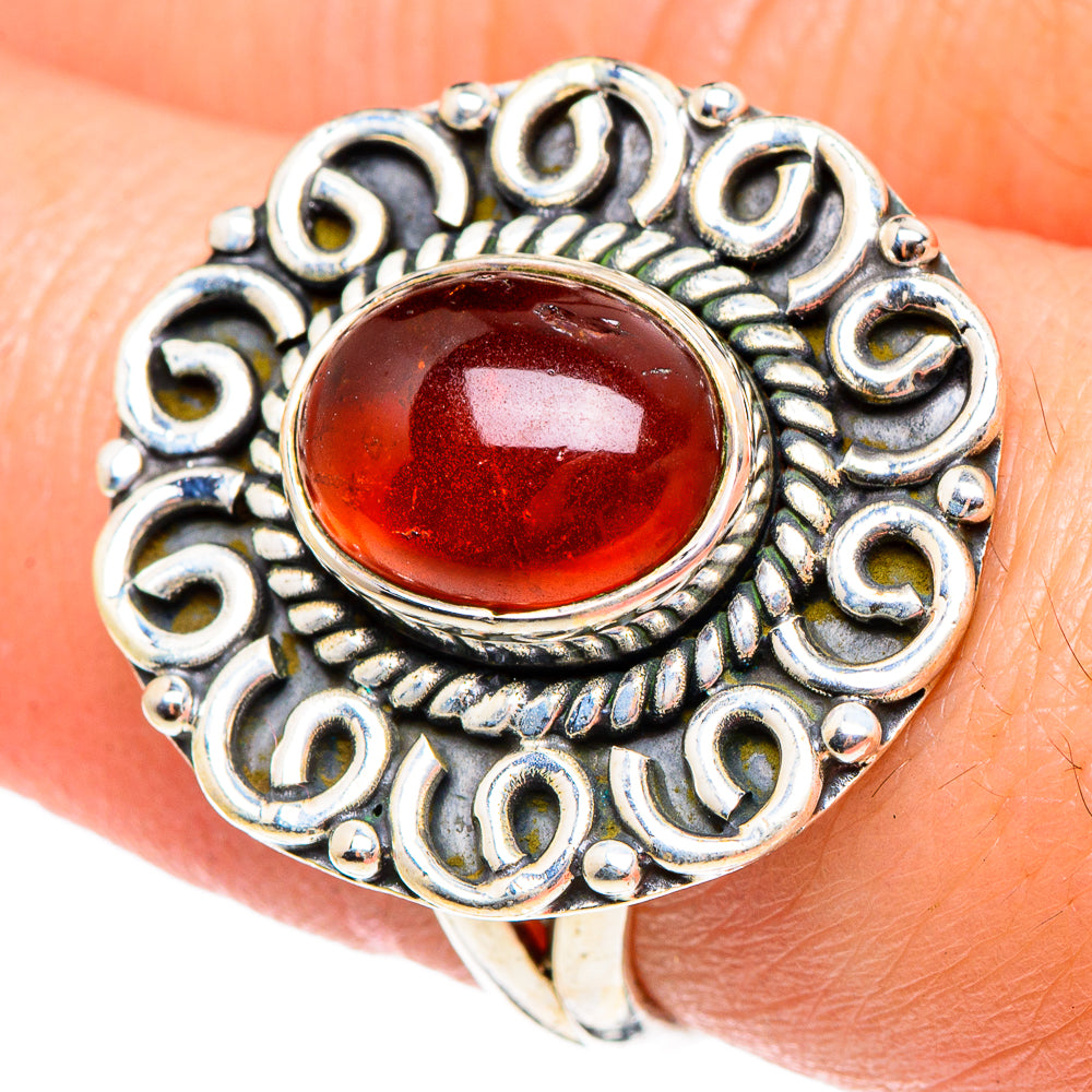 Carnelian Rings handcrafted by Anasilvercos - RING94287