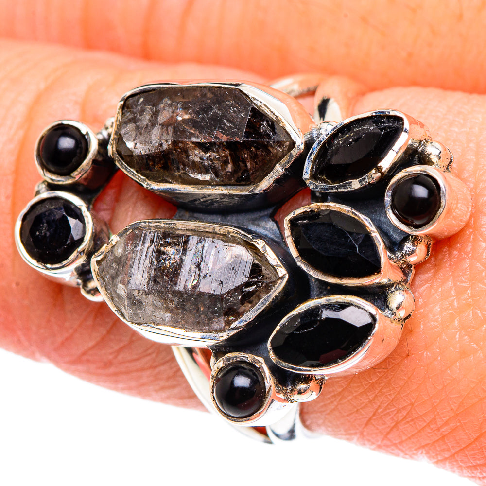 Herkimer Diamond Rings handcrafted by Anasilvercos - RING94295