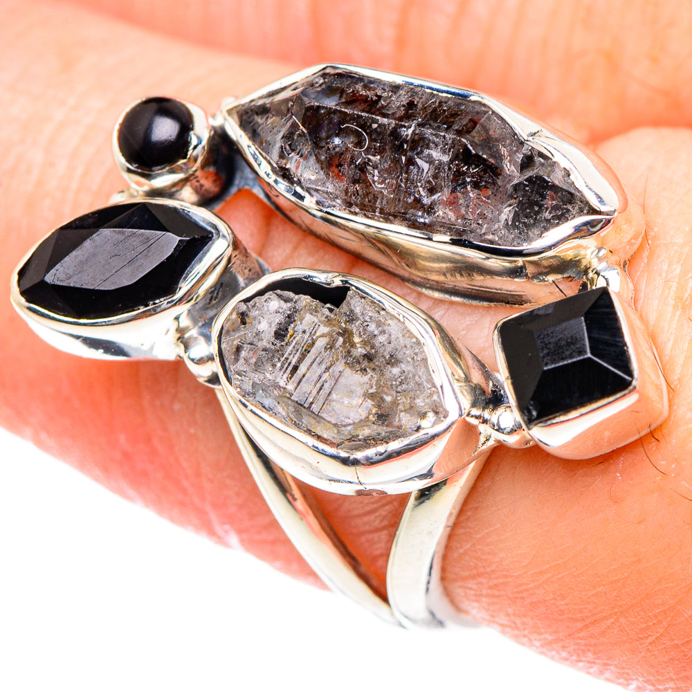 Herkimer Diamond Rings handcrafted by Anasilvercos - RING94348