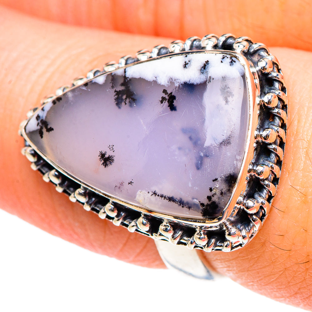 Dendritic Opal Rings handcrafted by Anasilvercos - RING94351