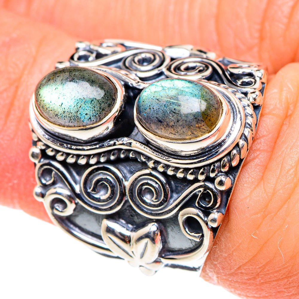 Labradorite Rings handcrafted by Anasilvercos - RING94360