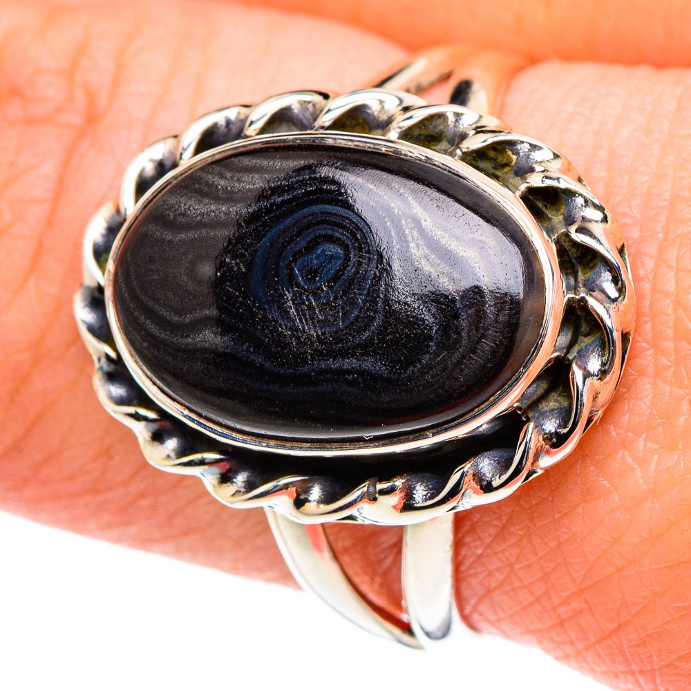 Psilomelane Rings handcrafted by Anasilvercos - RING94367