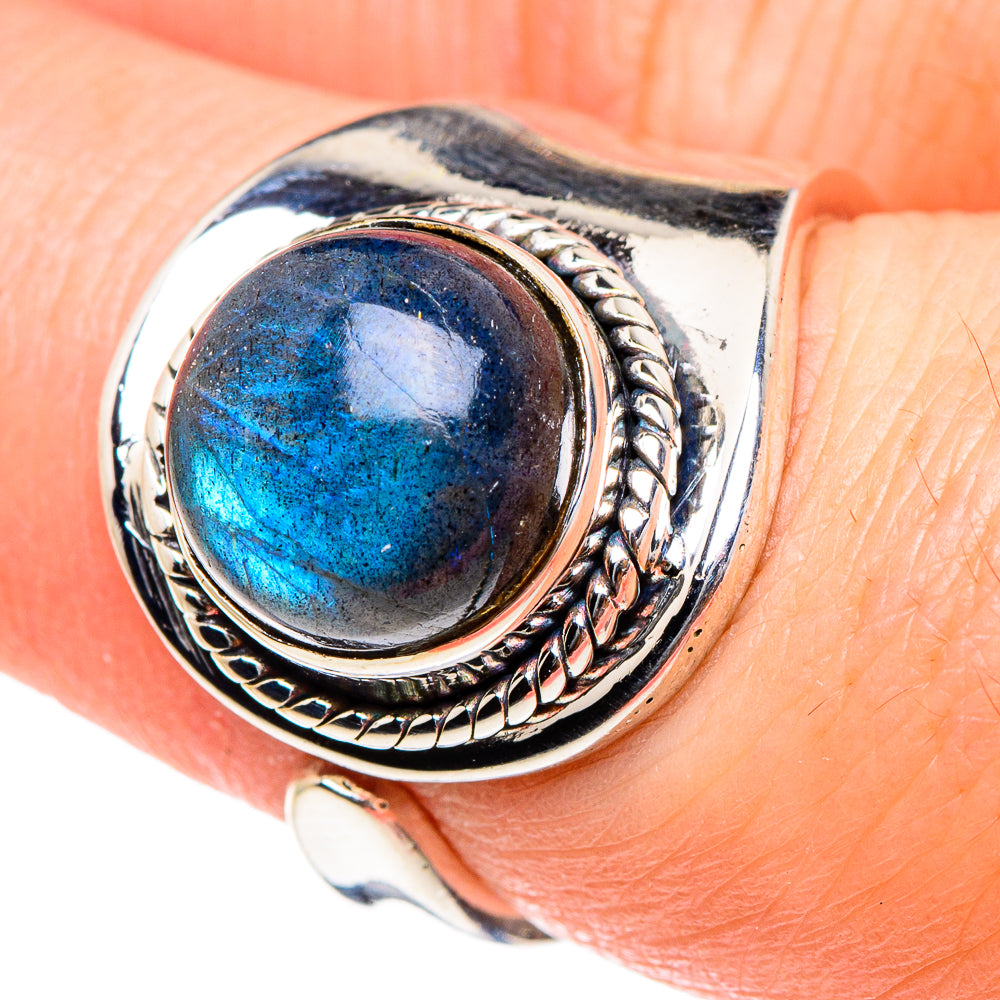 Labradorite Rings handcrafted by Anasilvercos - RING94390