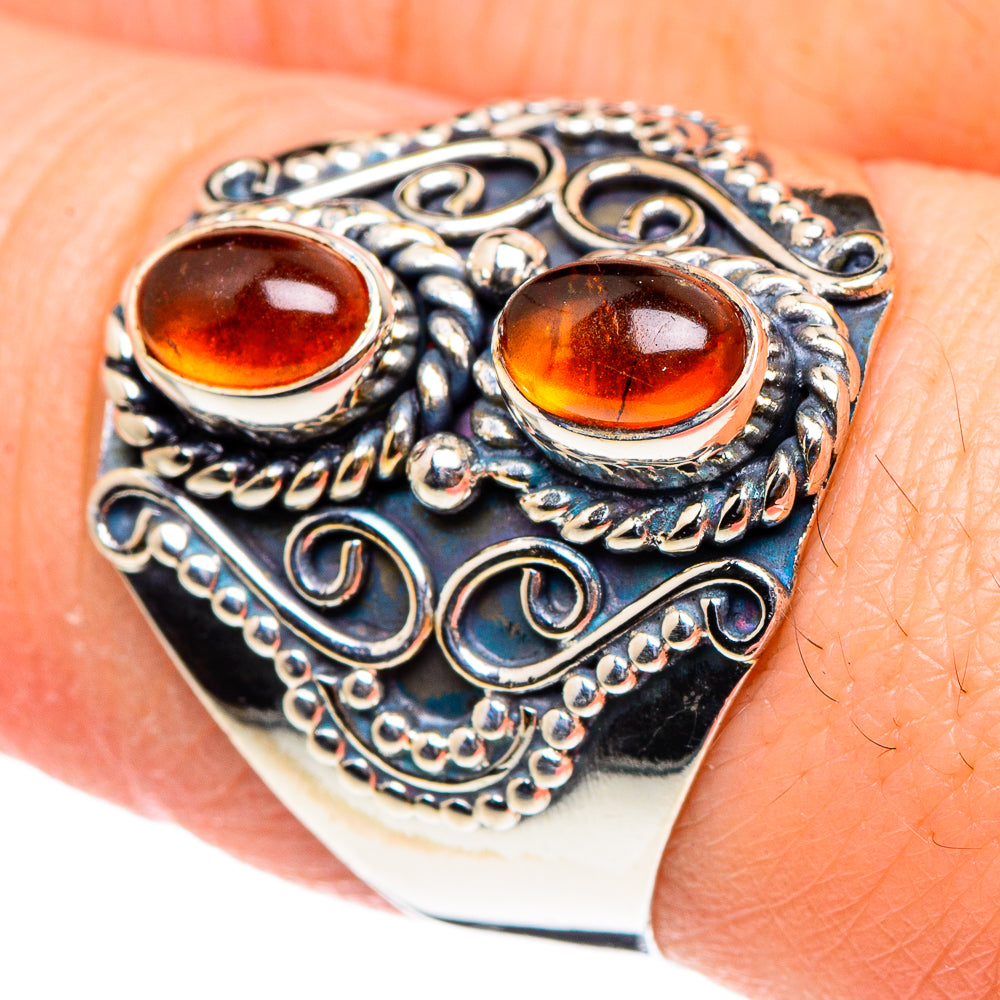 Carnelian Rings handcrafted by Anasilvercos - RING94398