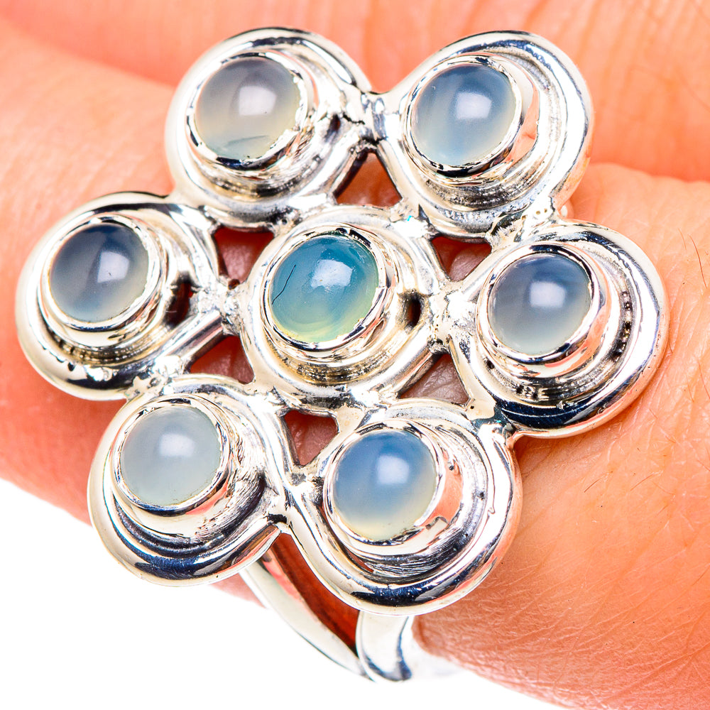 Aquamarine Rings handcrafted by Anasilvercos - RING94404