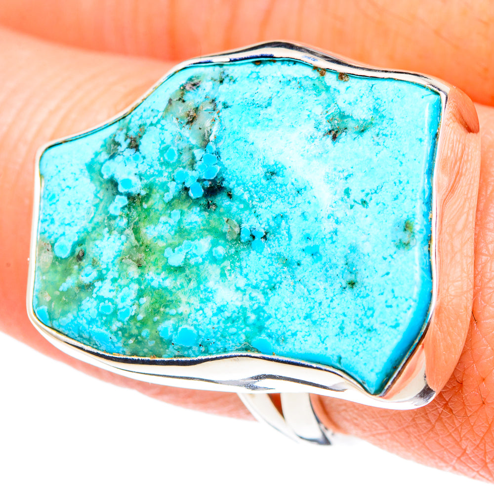 Chrysocolla Rings handcrafted by Anasilvercos - RING94421