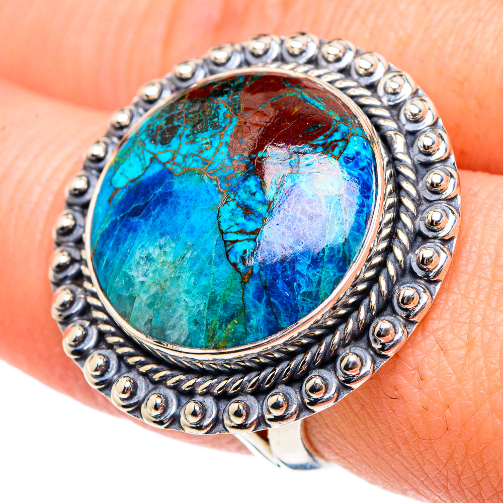 Shattuckite Rings handcrafted by Anasilvercos - RING94423